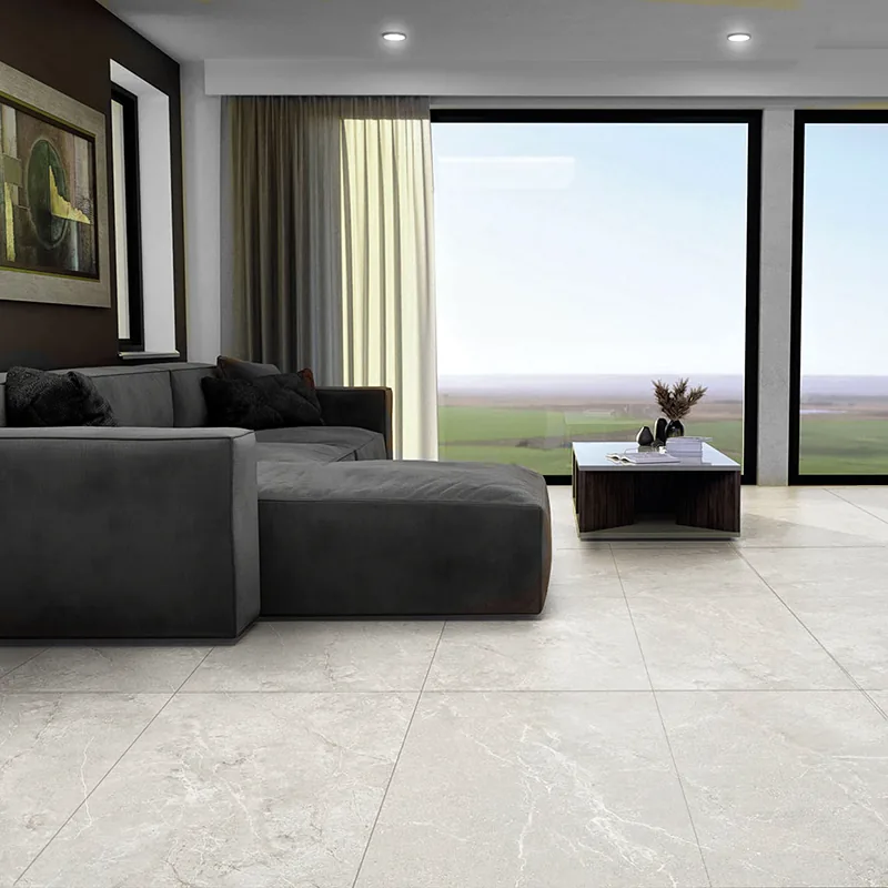 Matte porcelain floor tiles