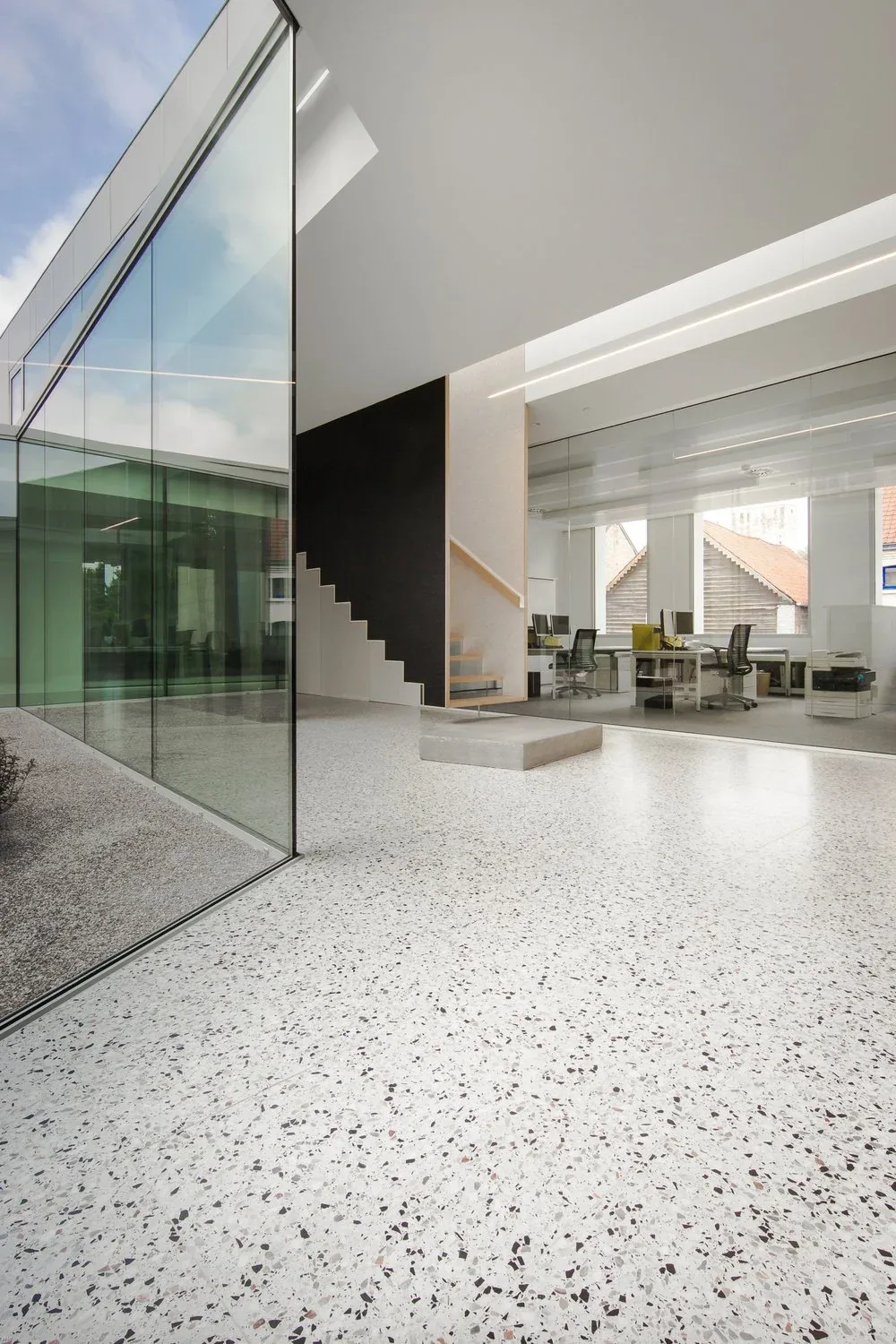 Terrazzo floor